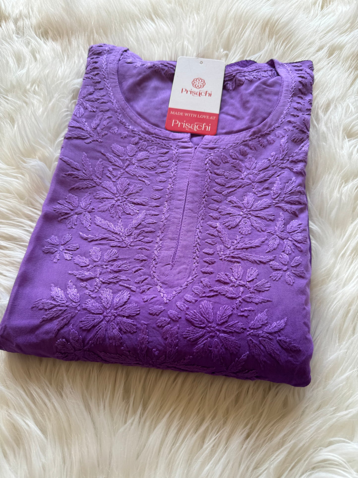 Short Chikankari Kurti