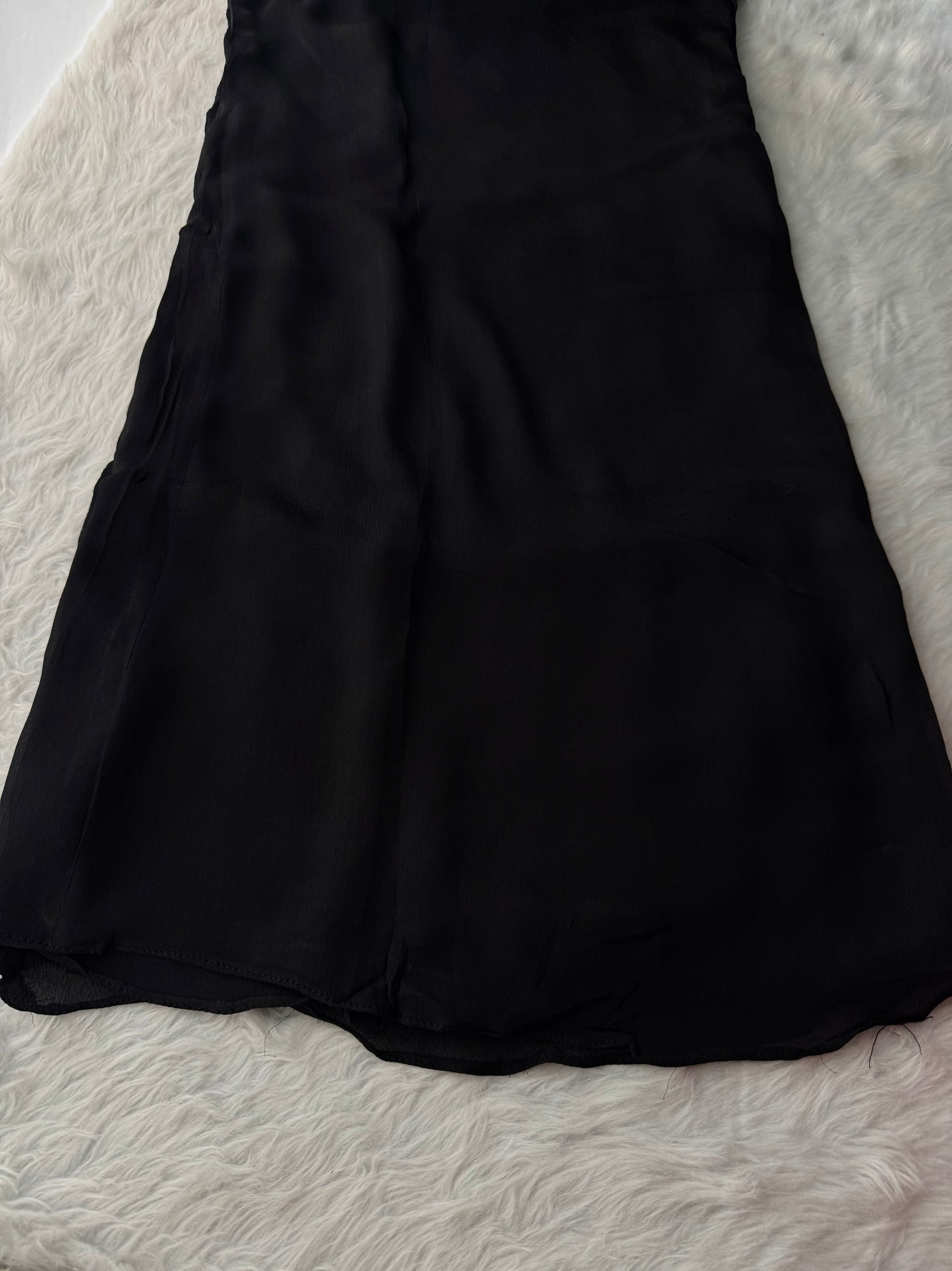 Black Designer Embroidered Kurta set with Palazzo and dupatta