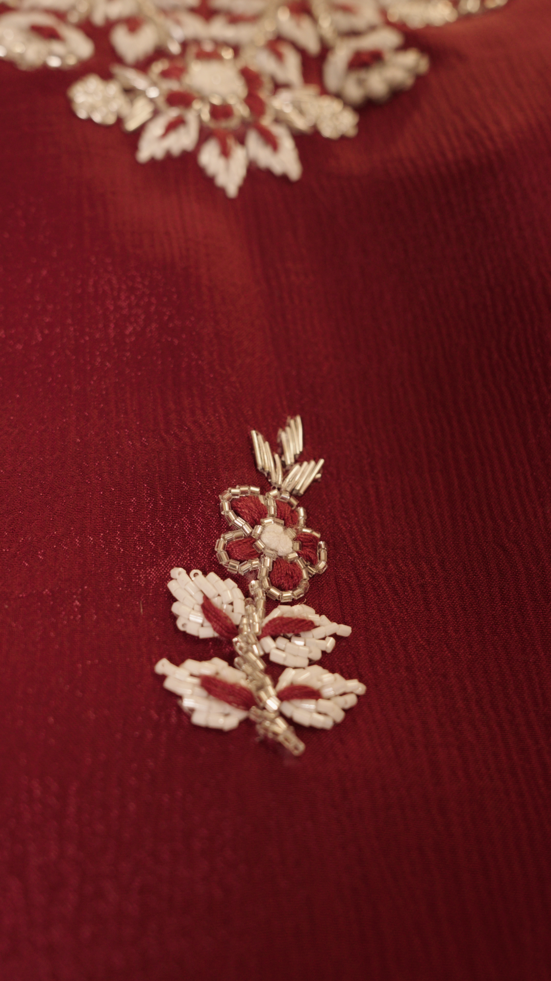 Embroidered kurti sharara set with dupatta