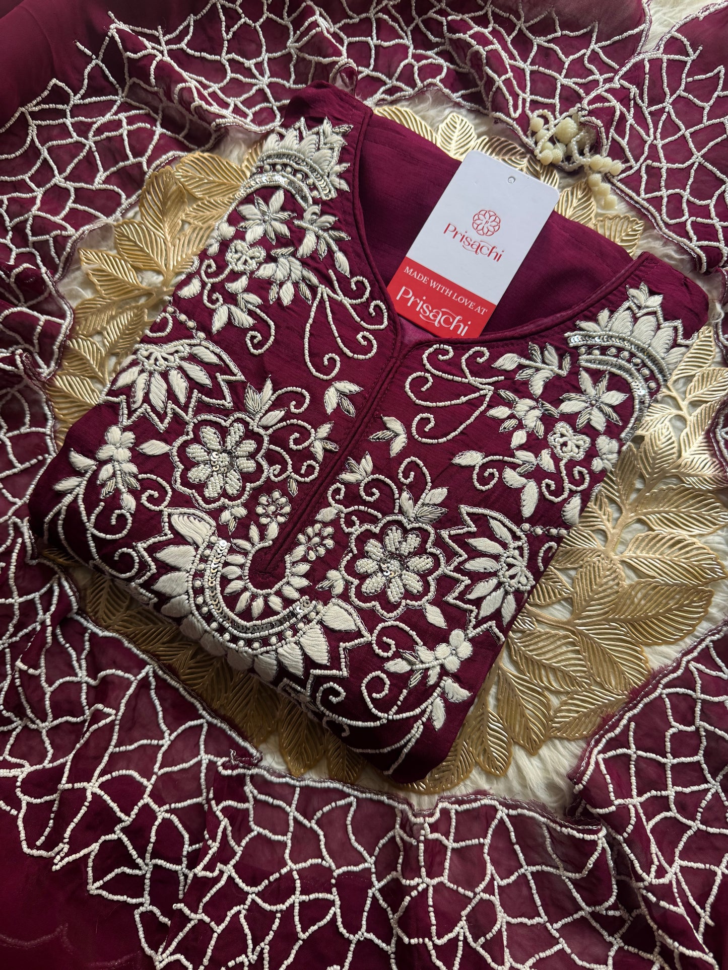 Desinger Embroidered kurta Bottom with dupatta