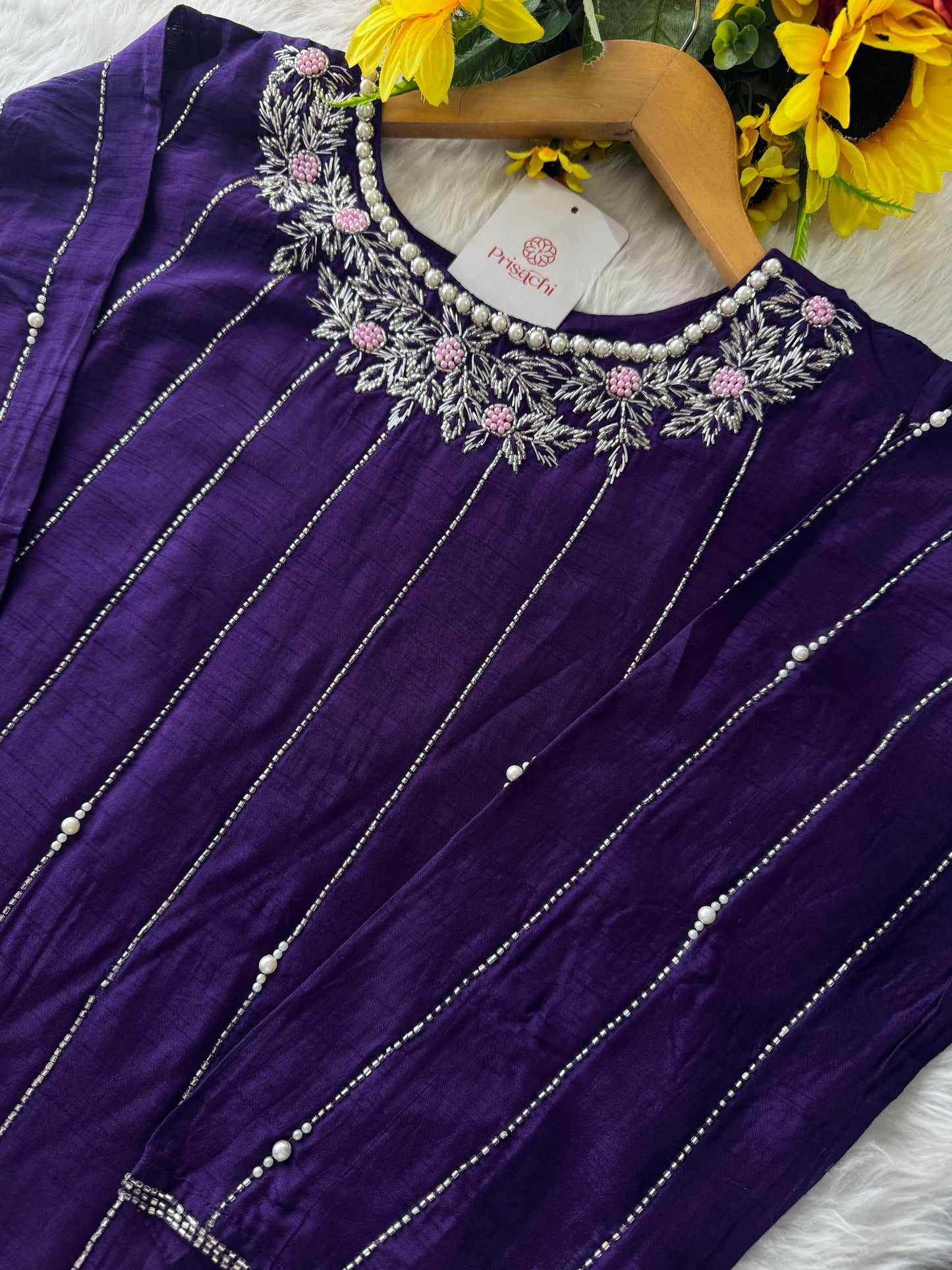Embroidered kurta Pant with dupatta