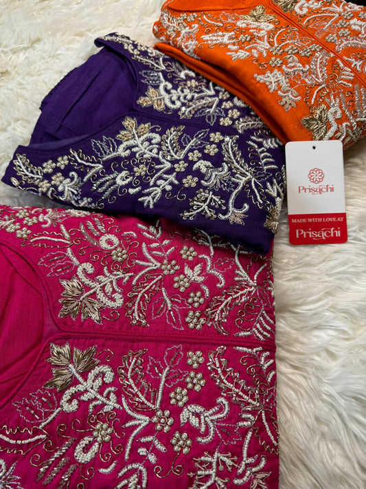 Designer Embroidery Kurti pant with Embroidered dupttaa