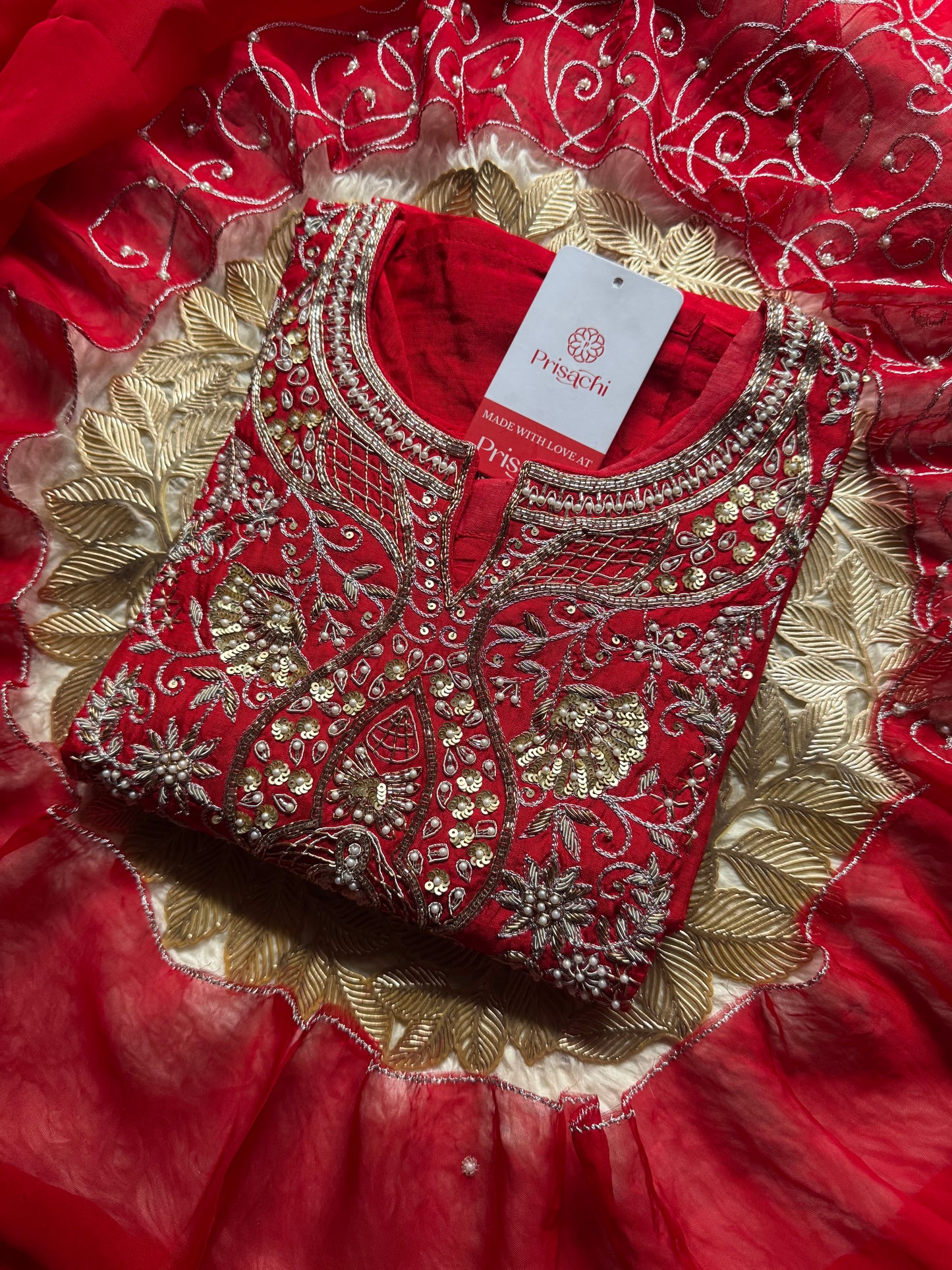 Desinger Embroidered kurta Bottom with dupatta