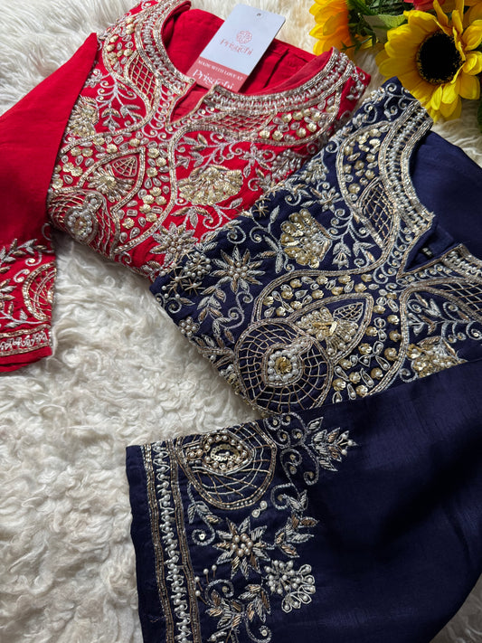 Desinger Embroidered kurta Bottom  with dupatta