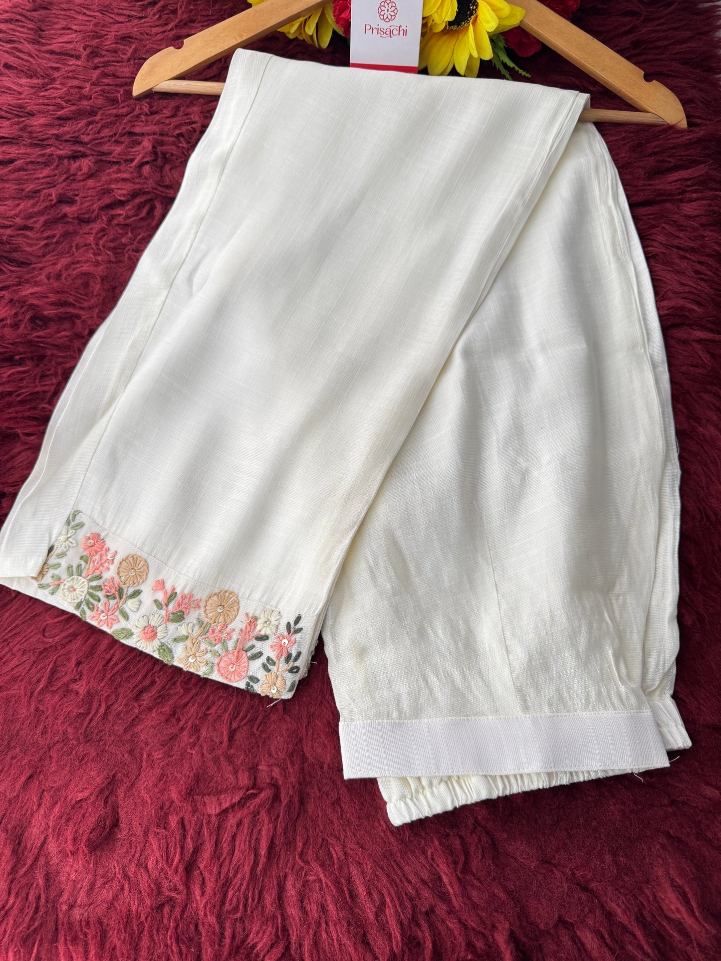 Designer Thread Embroidered Straight Kurti Pant Co-ord Set for Women | Ethnic Office Wear & Daily Wear Outfit