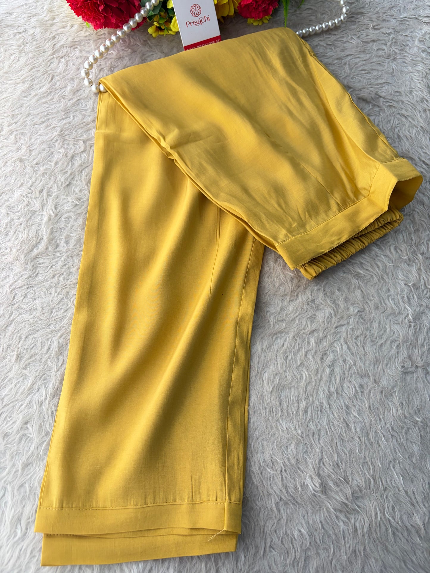 Yellow Designer Embroidered Kurta Set with Pants & Dupatta for Women | Casual & Office Wear Ethnic Suit Set