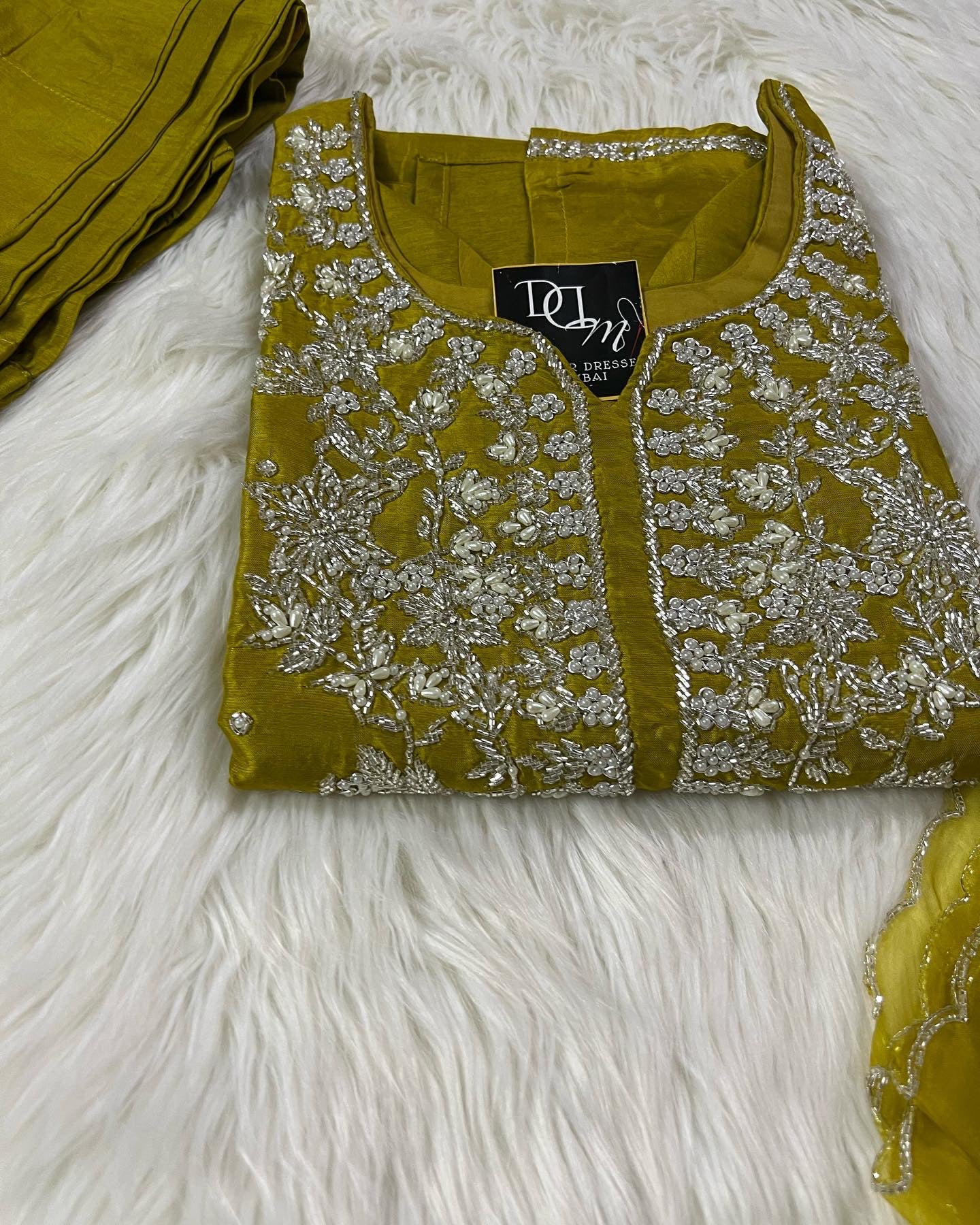 Maslin Designer Embroidered kurta set with dupatta