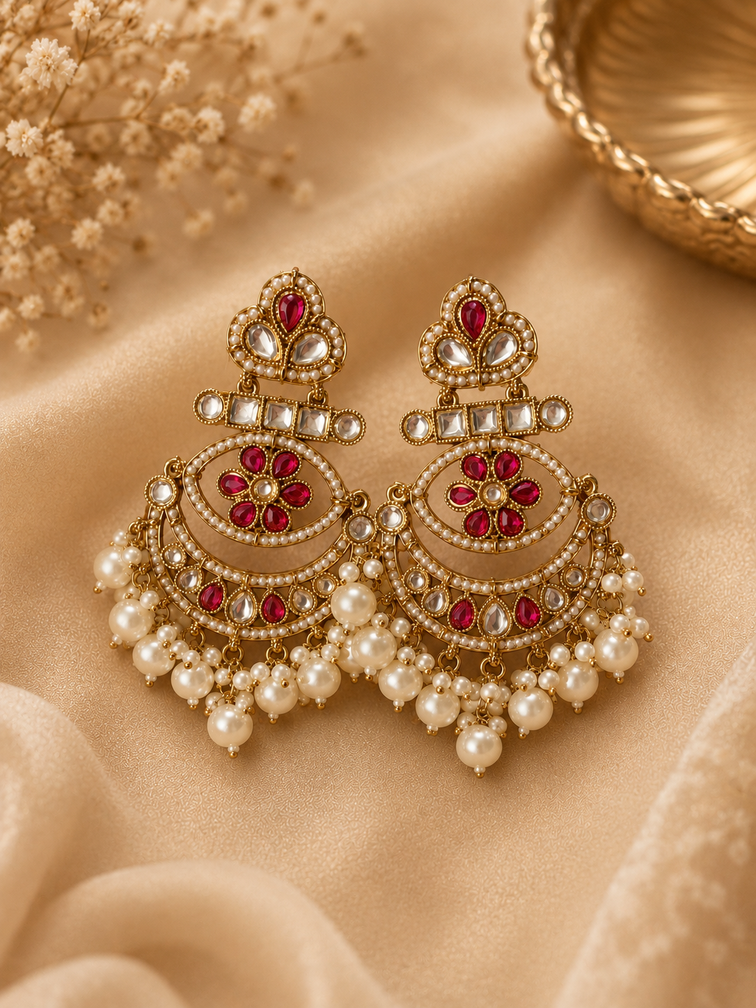 Gold-Plated Earrings for Women