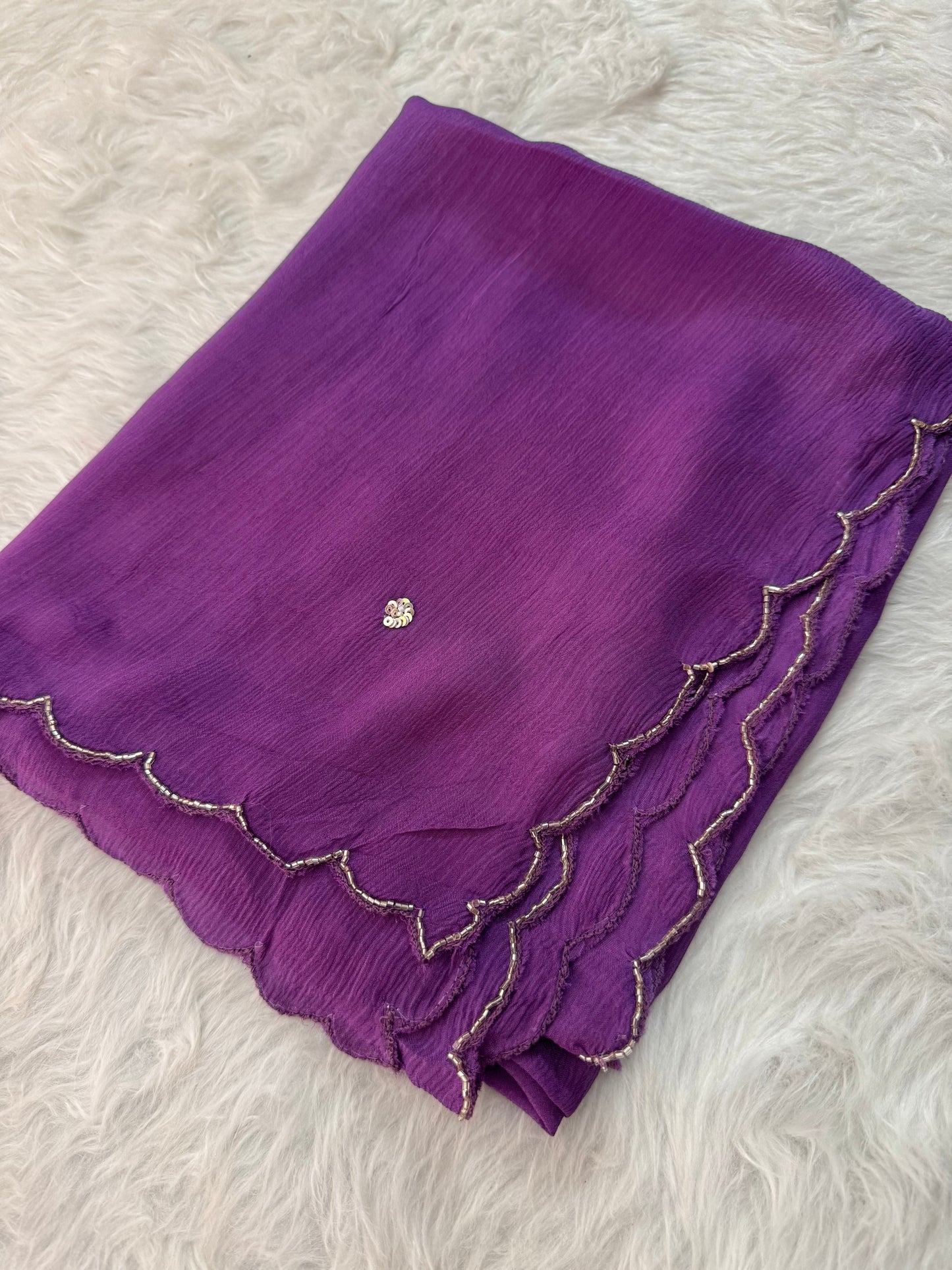 Lavender Embroidered Sharara Set with pants and Dupatta for Women | Prisachi - Prisachi Official
