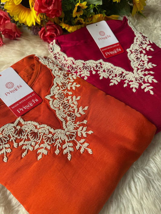 Embroidered kurta Pant  with dupatta