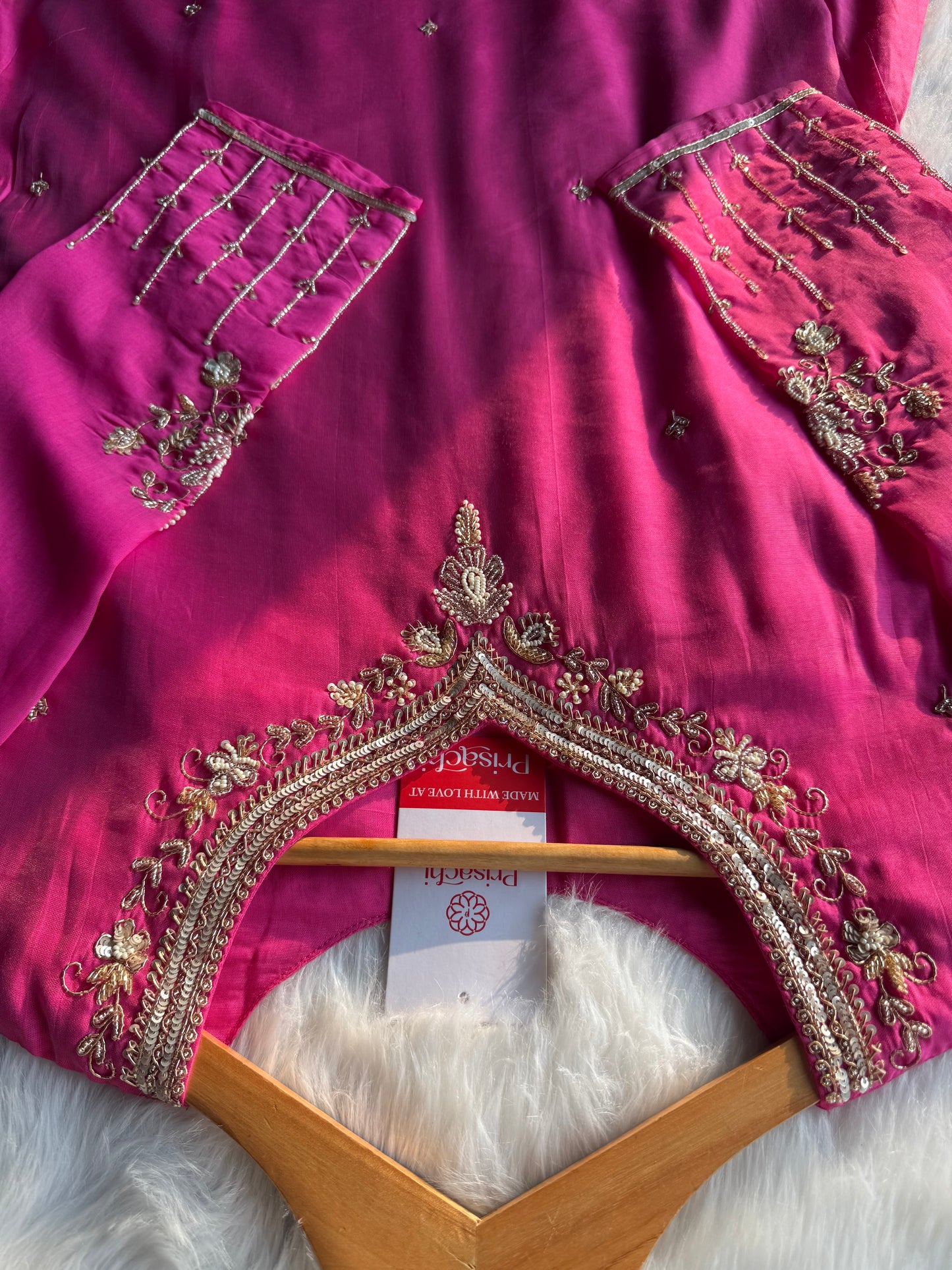 Prisachi A-line Kurta Set with comfy pant and dupatta for Women - Prisachi Official