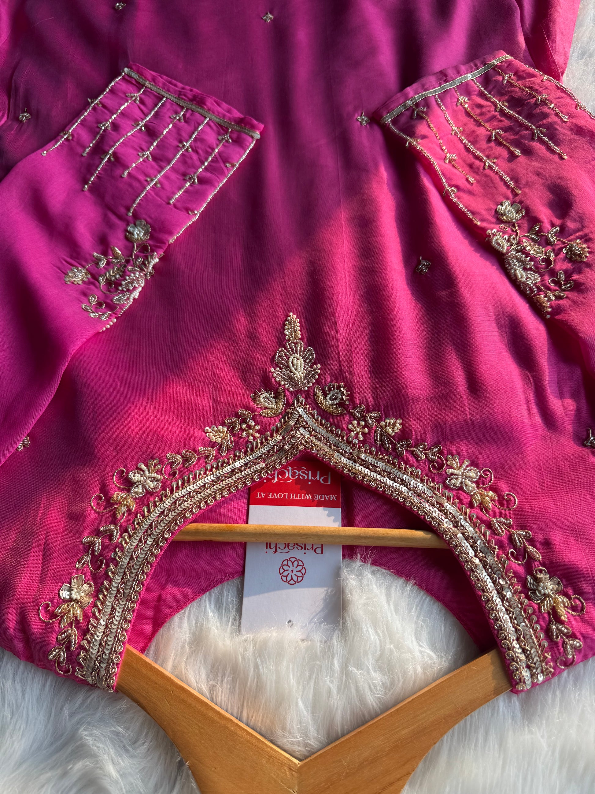 Prisachi A-line Kurta Set with comfy pant and dupatta for Women - Prisachi Official