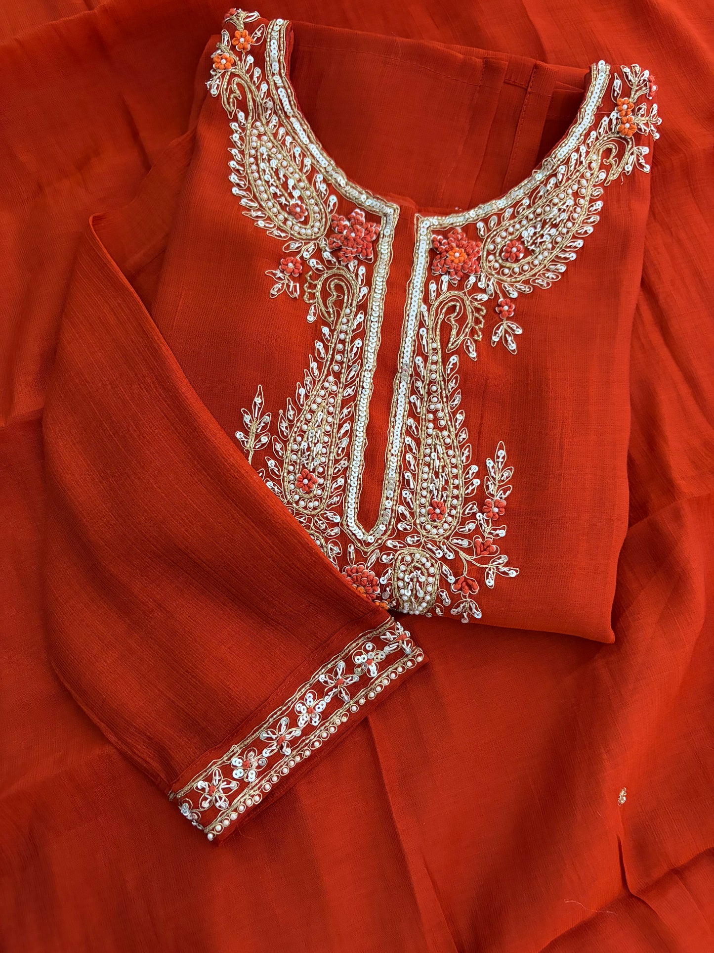 Designer Embroidered Ethnic Kurta Set for Women with Pants & Dupatta | Festive Traditional Wear