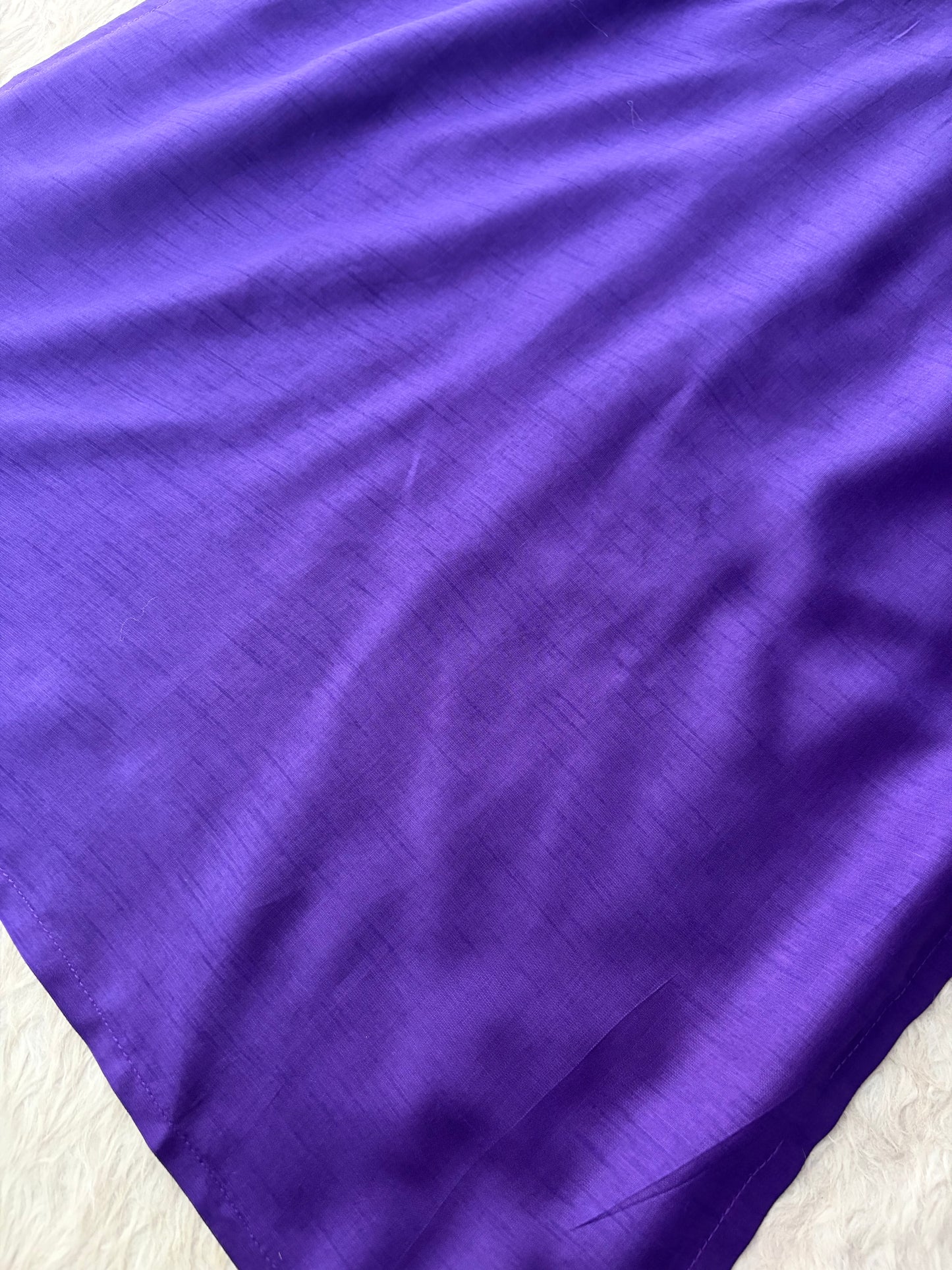 Purple Embroidered Ethnic Kurta Set With Multicolored Dupatta and Pants | Traditional Festive Wear Suit Set