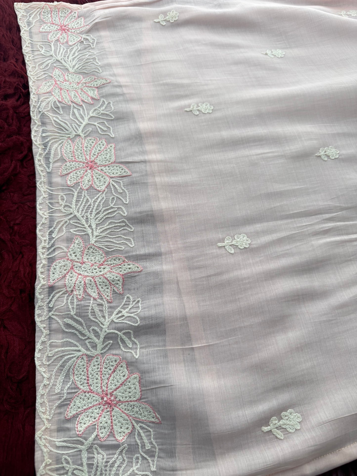 Blue Floral Thread Embroidered Ethnic Kurta Set with Pants and Dupatta | Traditional, Casual & Office Wear