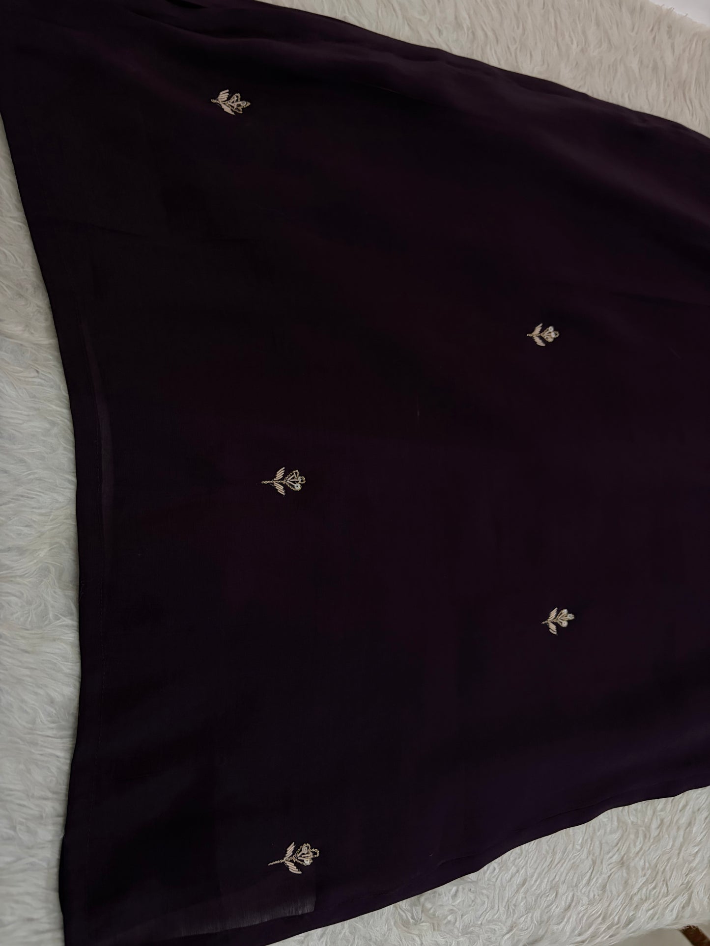 Deep Purple Embroidered Kurta Set With Pants & Dupatta For Women| Traditional, Festive & Party Wear