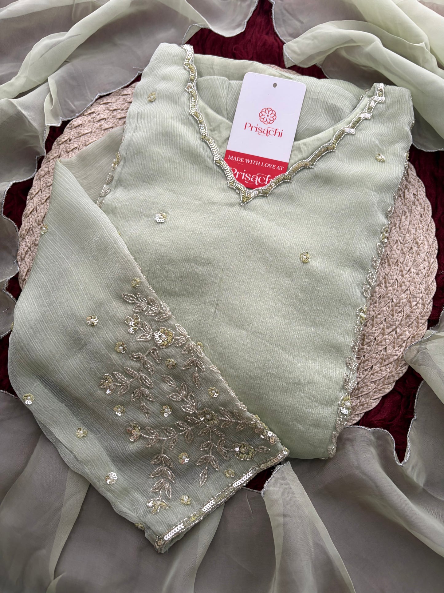 Elegant Embroidered A-Line Ethnic Kurta Set with Dupatta & Pants | Festive & Traditional Wear
