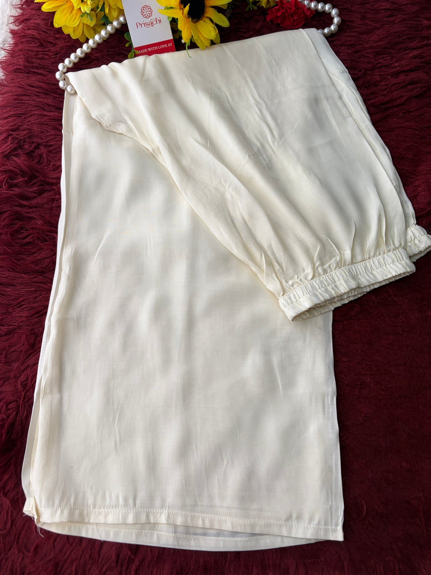 White Zardozi Embroidered Kurta Set with Dupatta & Pants | Festive & Ethnic Wear