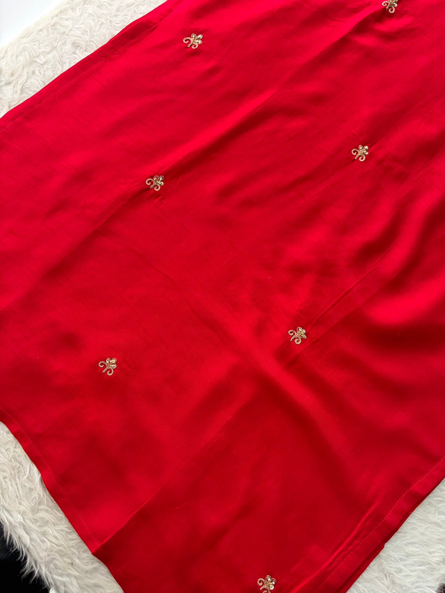 Zardozi Embroidered Kurta Set with Dupatta & Pants | Festive & Ethnic Wear