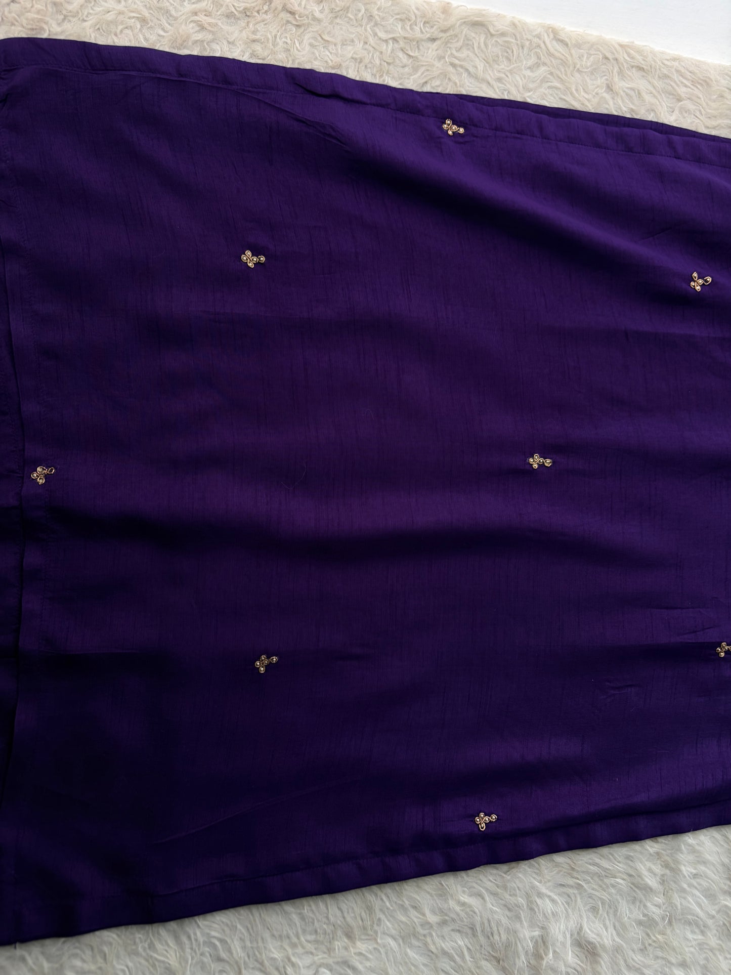 Purple Embroidered Kurta Set With Palazzo Pants & Dupatta For Women| Traditional, Festive & Party Wear