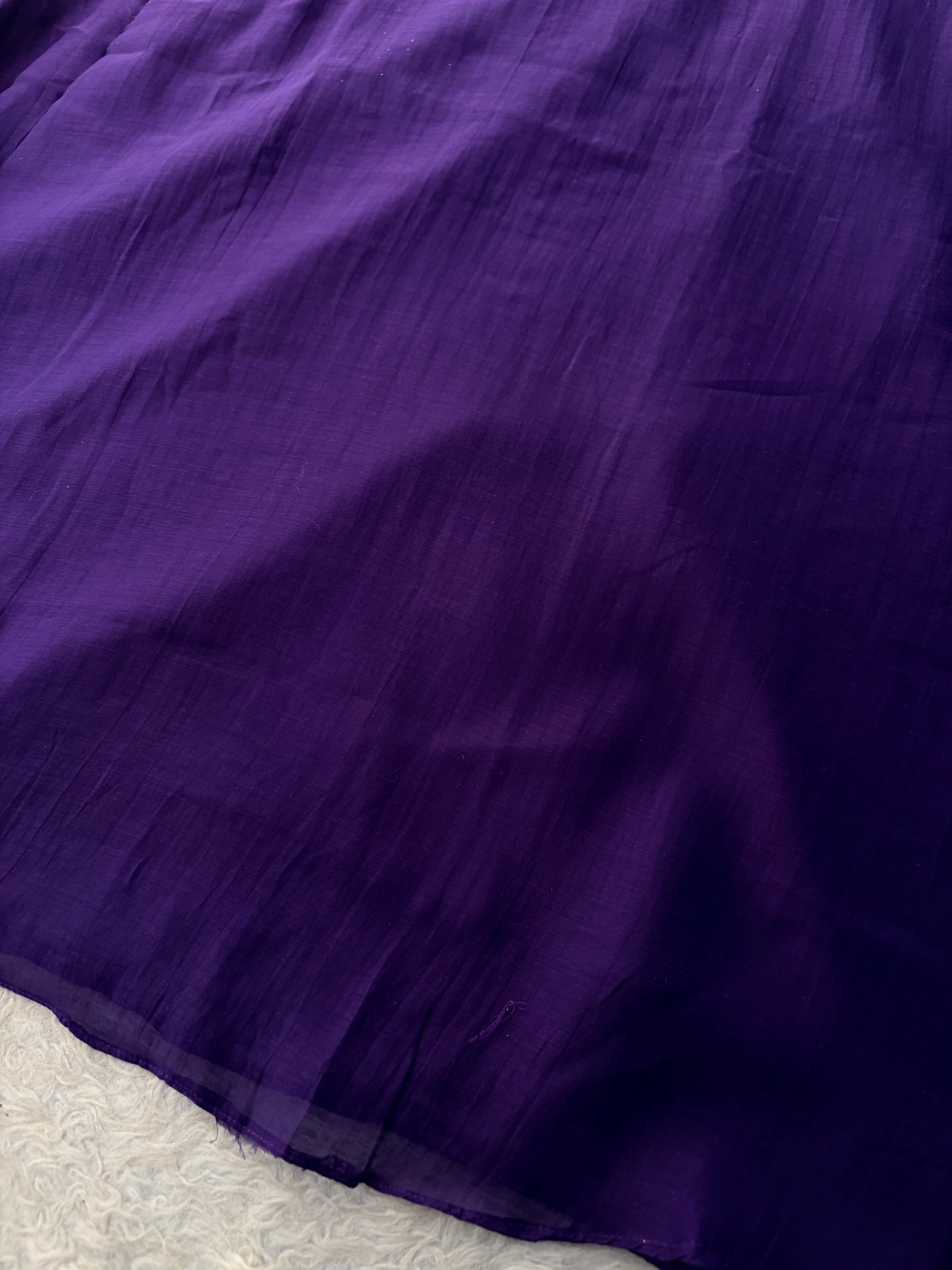 Purple Embroidered Ethnic A-line Kurta Set With Pants & Dupatta for Women| Festive Wear Suit