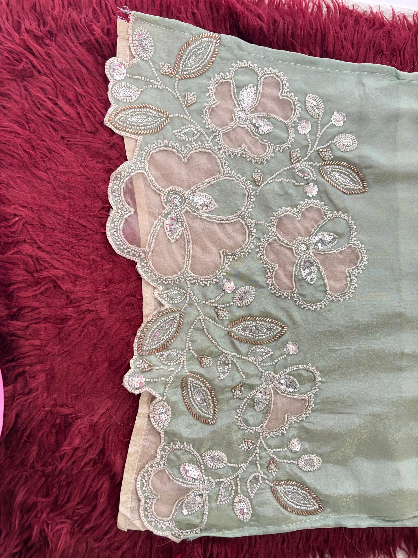 Elegant Gradient Off-White Embroidered Kurta Set with Palazzo Pant | Ethnic Co-Ord Set Party & Daily wear