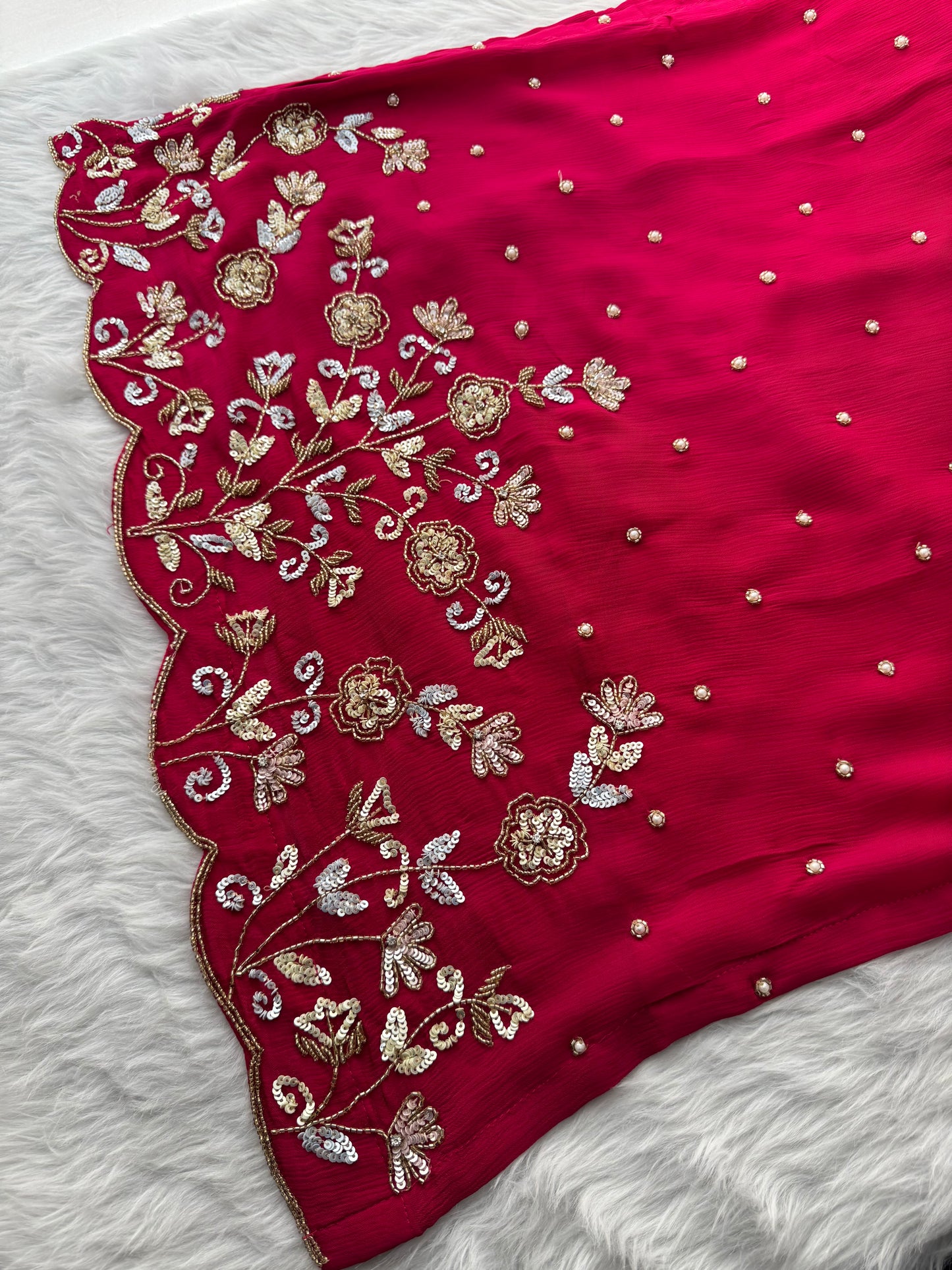 Pink Designer Embroidered Kurta Set with Pants & Dupatta – Ethnic Wear for Women - Prisachi Official