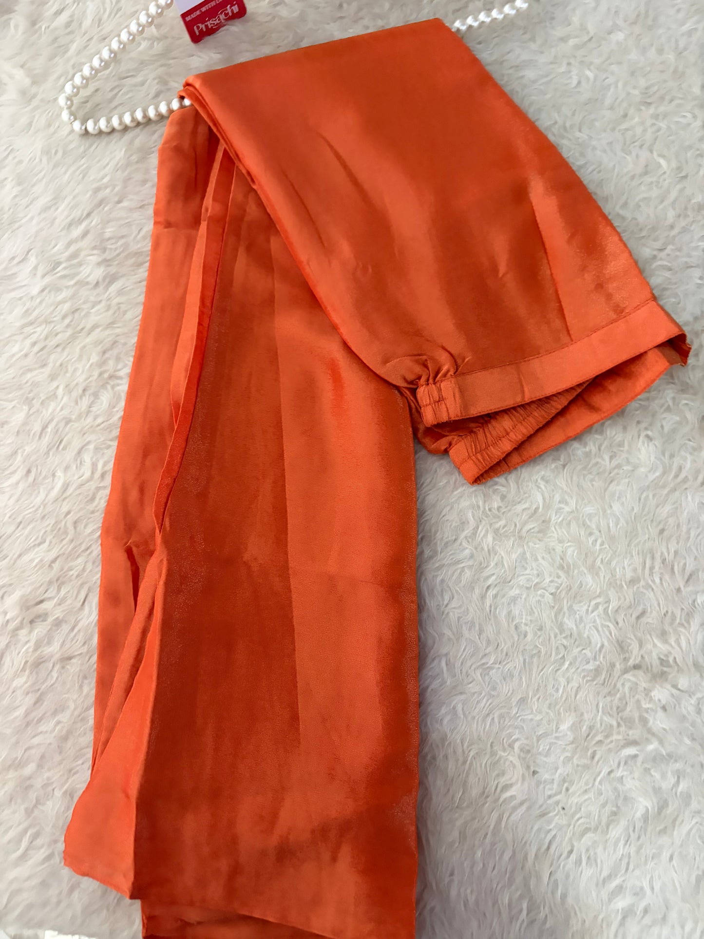 Orange Zardozi Embroidered Kurta Set for Women with Dupatta & Flared Pants | Designer Ethnic Suit Set