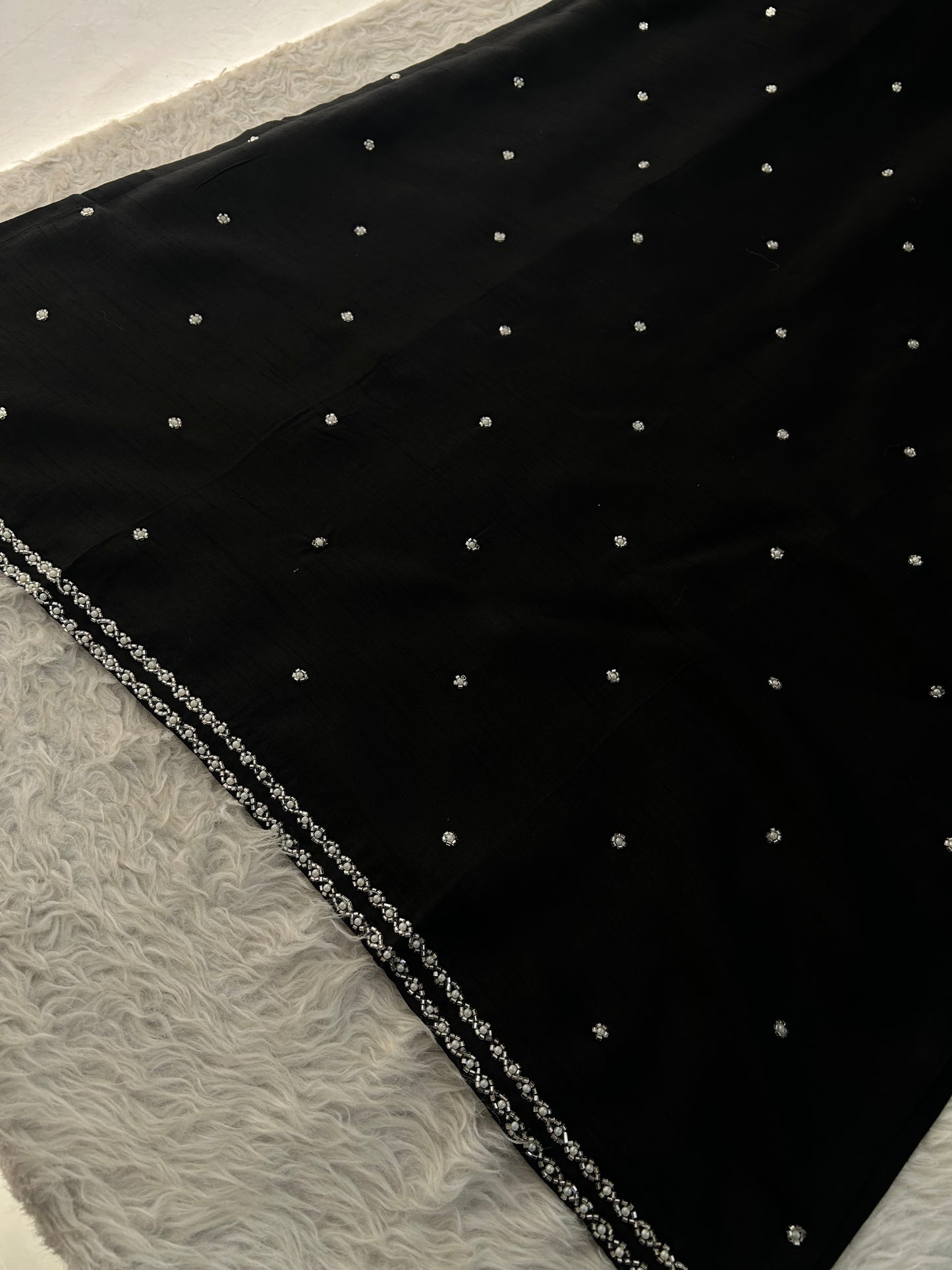 Black Designer Zardozi Embroidered Kurta Set with Pants & Dupatta| Ethnic Festive Wear